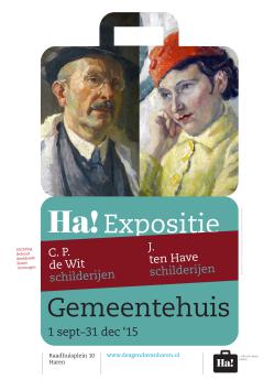 Affiche Ha! Expositie 2015