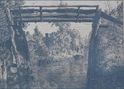 Jannes de Vries<br />Bruggetje in Giethoorn